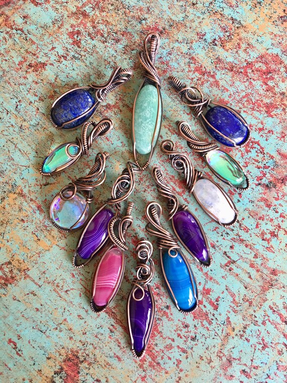 Green Boho Pendant