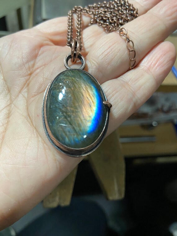 Labradorite Copper Necklace