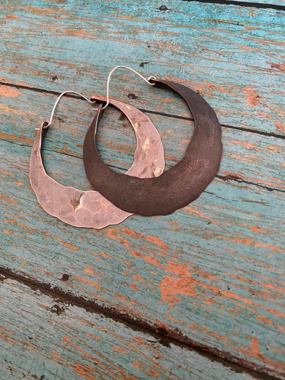 Double Sided Copper Hoops