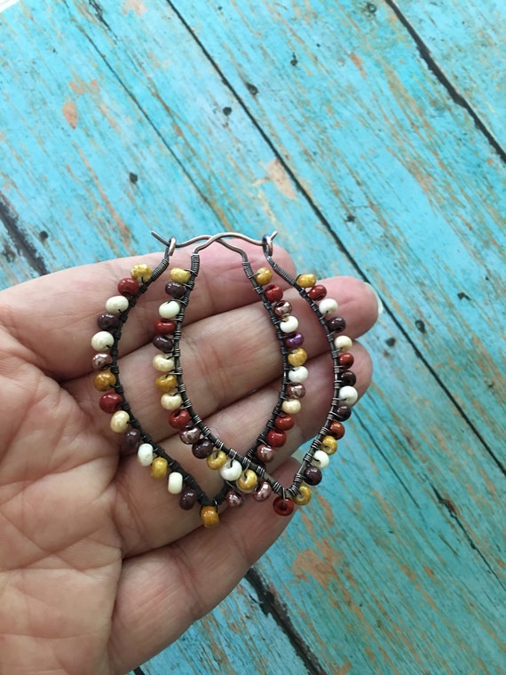 Petal Hoop Earrings