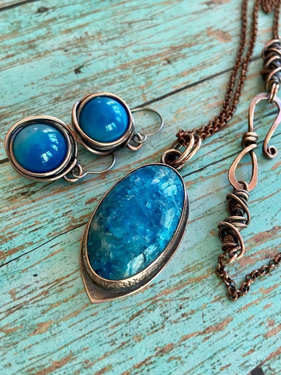 Apatite Copper Necklace
