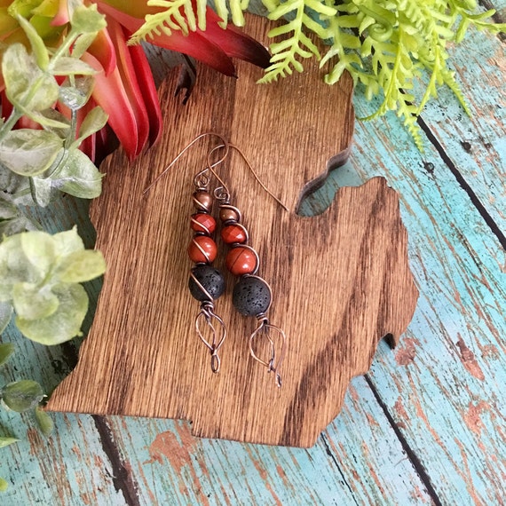 Red Jasper Boho Pendant