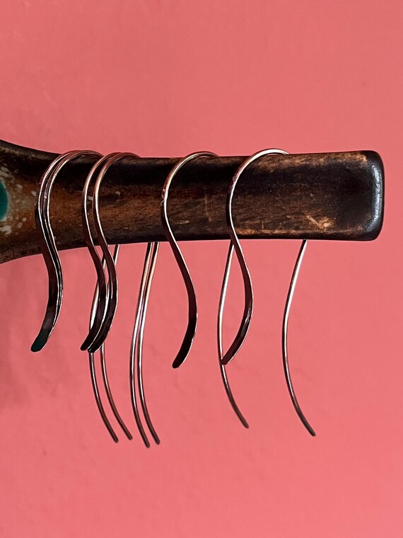 Open Copper Threader Hoops