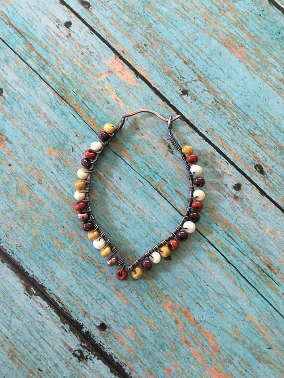 Petal Hoop Earrings