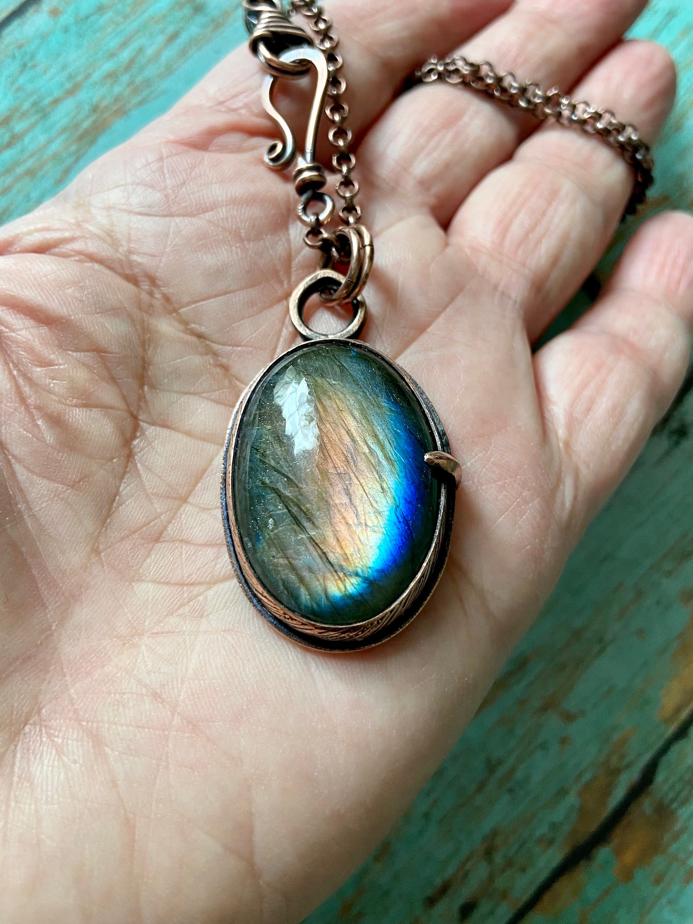 Labradorite Copper Necklace