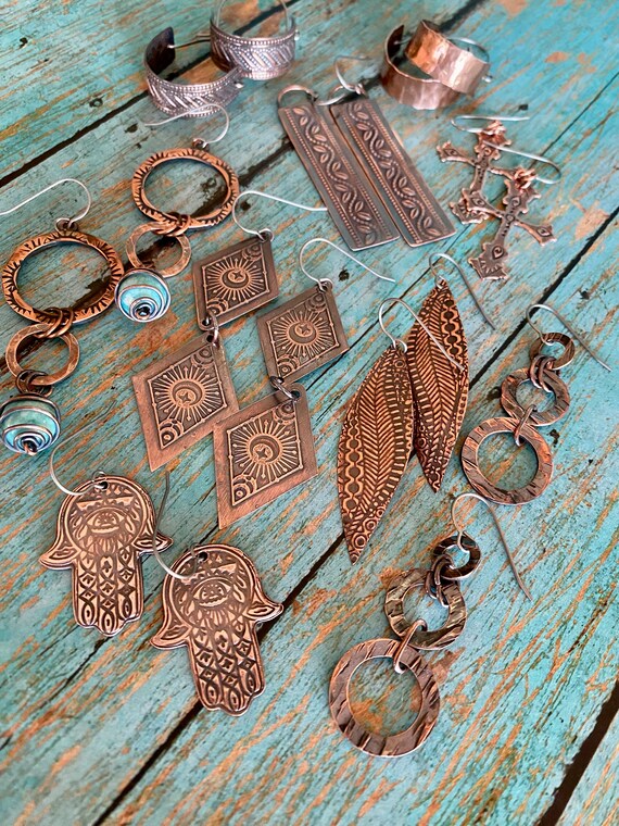 Hamsa Earrings