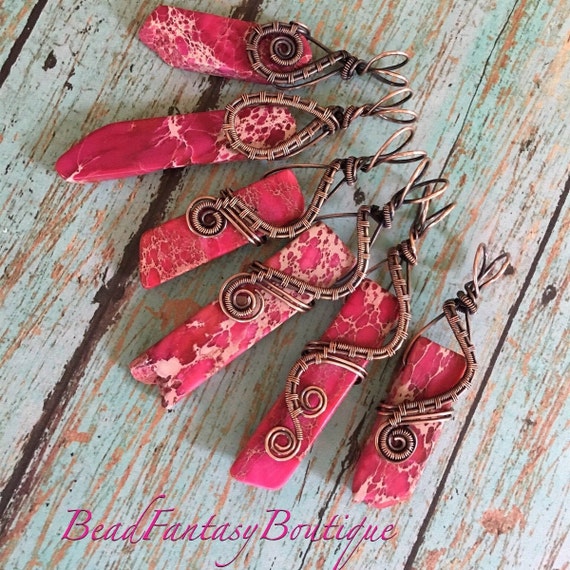Red Jasper Boho Pendant