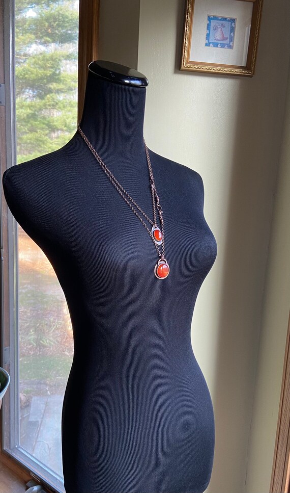Carnelian Copper Necklace