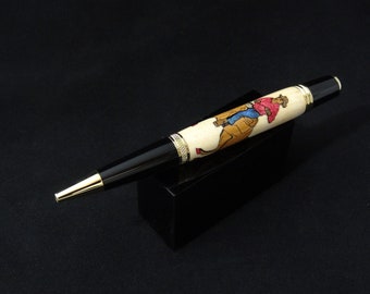 Cowboy on Horse Riding Pen