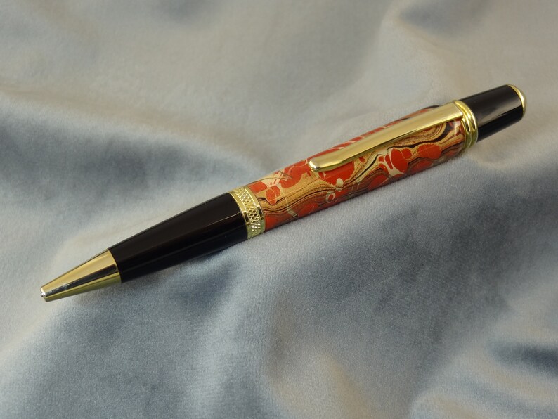 Marbled Paper Pen image 1