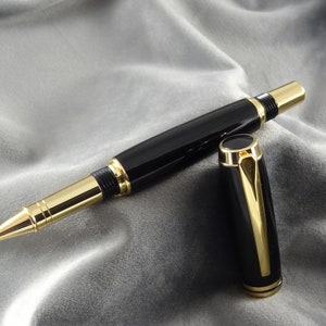 Black Ebony Wood Pen image 1