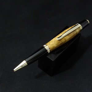 Oak Burl Wood Twist Pen immagine 1