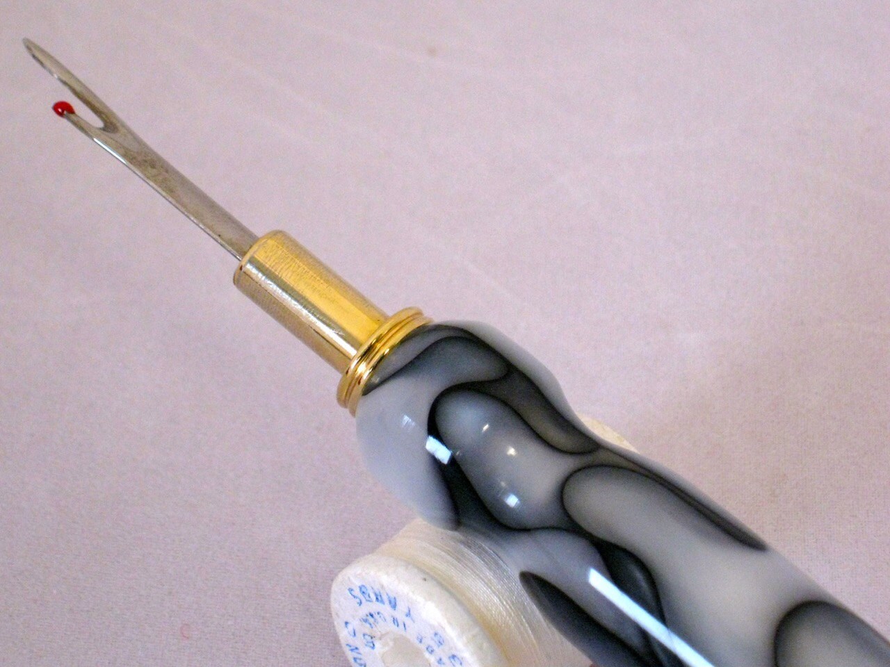 Seam Ripper with white & black acrylic Etsy