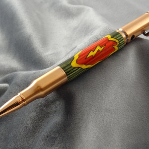 25th Infantry Division Army Green Bolt Action Pen image 1