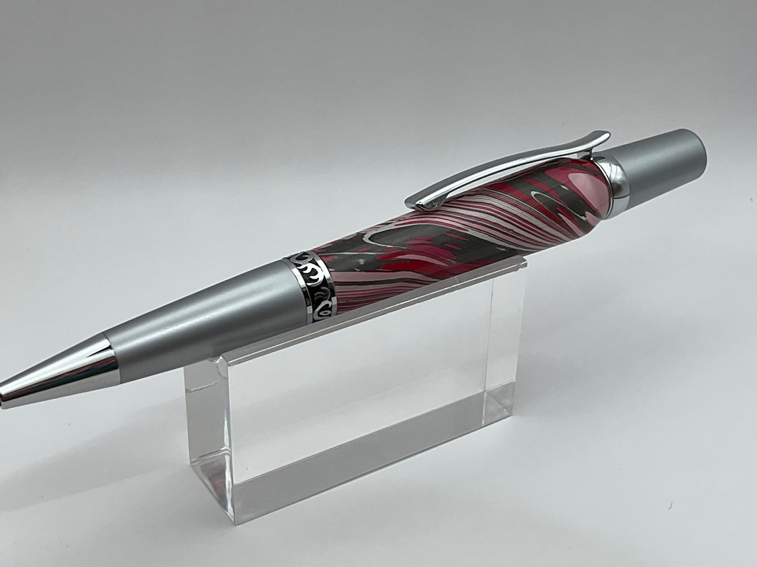 Marbled Paper Art Pen Etsy