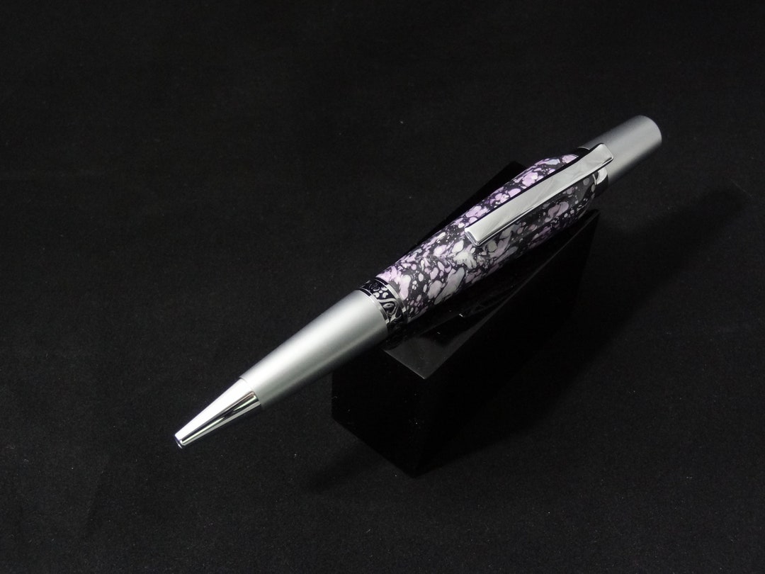 Marbled Paper Art Pen Etsy