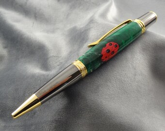 Ladybug Inlay pen