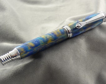 Blue Macaw Acrylic Jr Morgan Pen