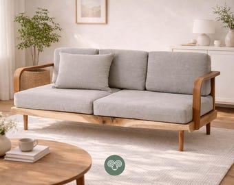 Custom Wool Couch Cushions – Sofa Seat and Back Cushion Set