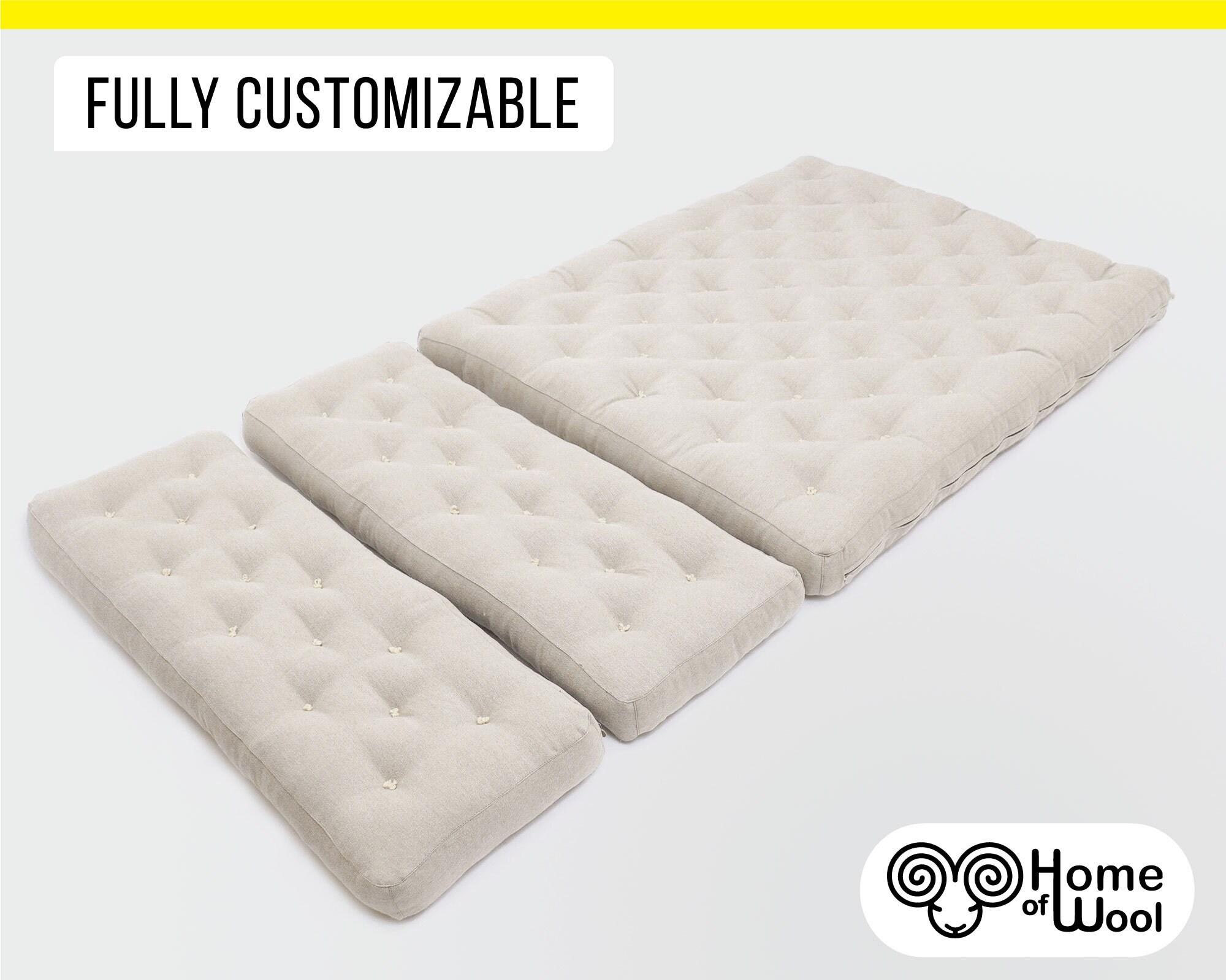 5 Wool Mattress For Ikea Extendable Bed Models Hand Etsy