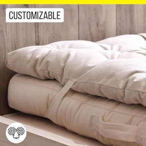 Wool Topper / Made to order from Organic and Oeko-Tex Fabrics & Wool / CUSTOM SIZE on request