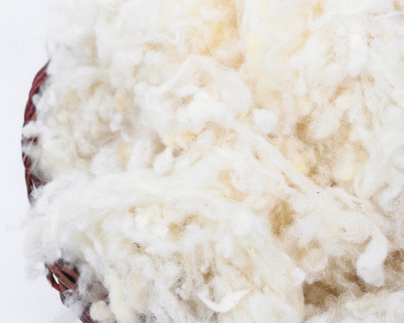 Organic Wool Stuffing / GOTS Certified / Perfect for Filling Pillows,  Cushions, Dolls 