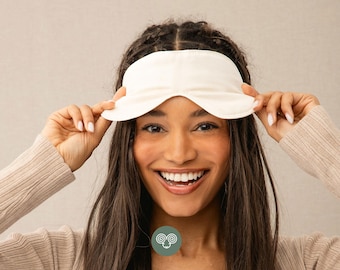 Silk Wool Sleep Mask – Reversible Mulberry Silk Merino Eye Mask