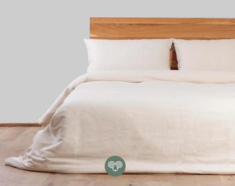Duvet Cover – Custom Natural Bedding for Twin Queen King Beds