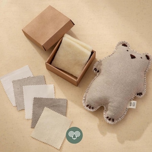 Montessori Fabrics Box / Six Pairs of Pure and Natural Fabrics / Educational Sensorial Material for Toddlers