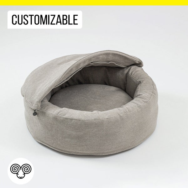 Organic Cave Dog Bed Etsy