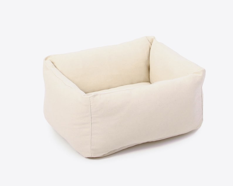 Wool Pet Bed / All Natural, Non-toxic / Made to Order from Organic and Oeko-Tex Fabrics & Wool / Custom Sizes on Request image 4