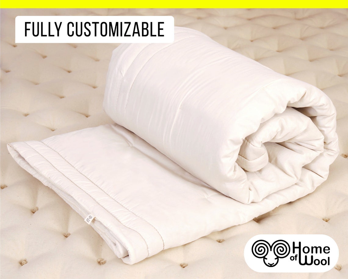 Wool Comforter Duvet Insert / Summer Winter or Extra Warm / Etsy