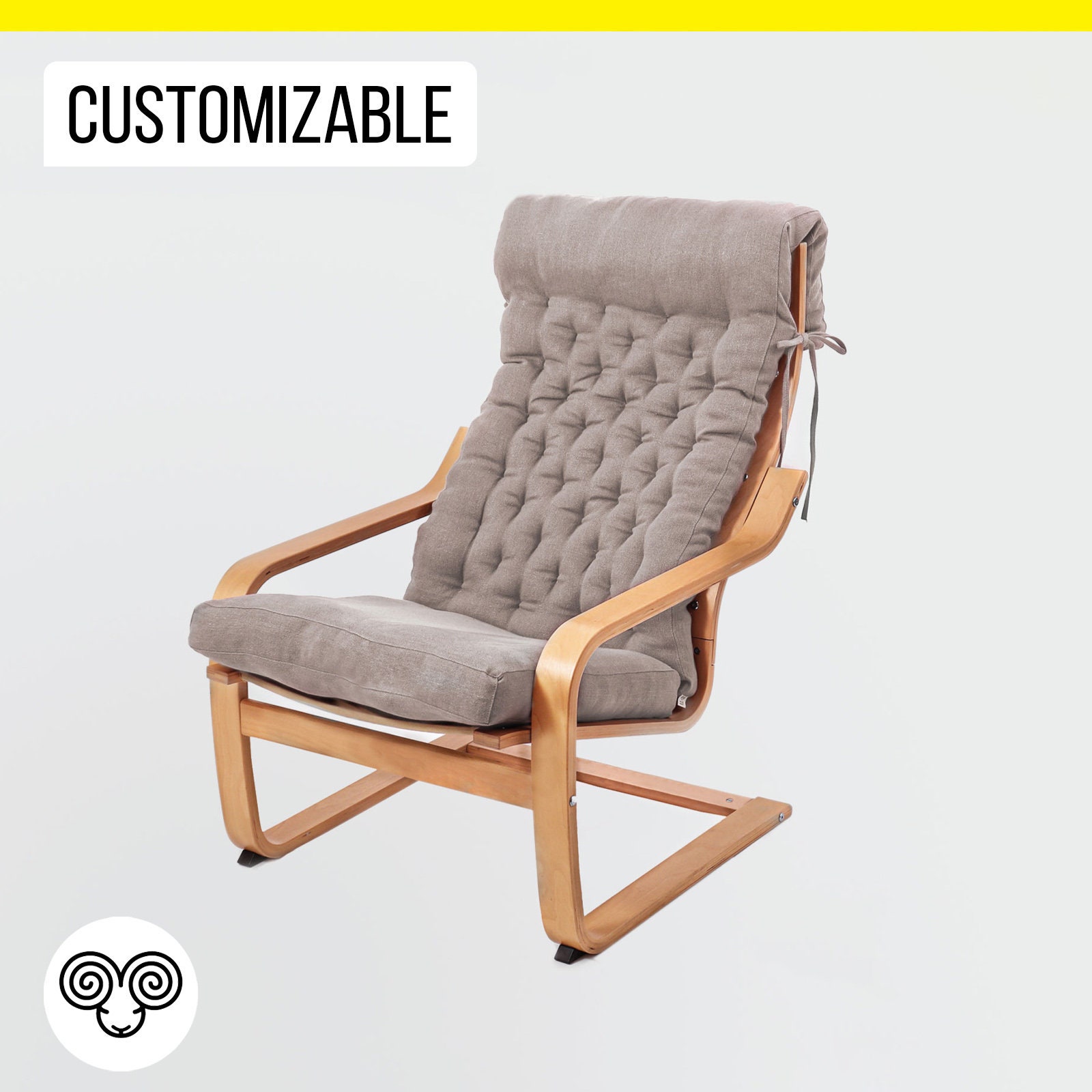 FRÖSÖN Fodera per cuscino per sedia, da esterno beige, 35 cm - IKEA Italia
