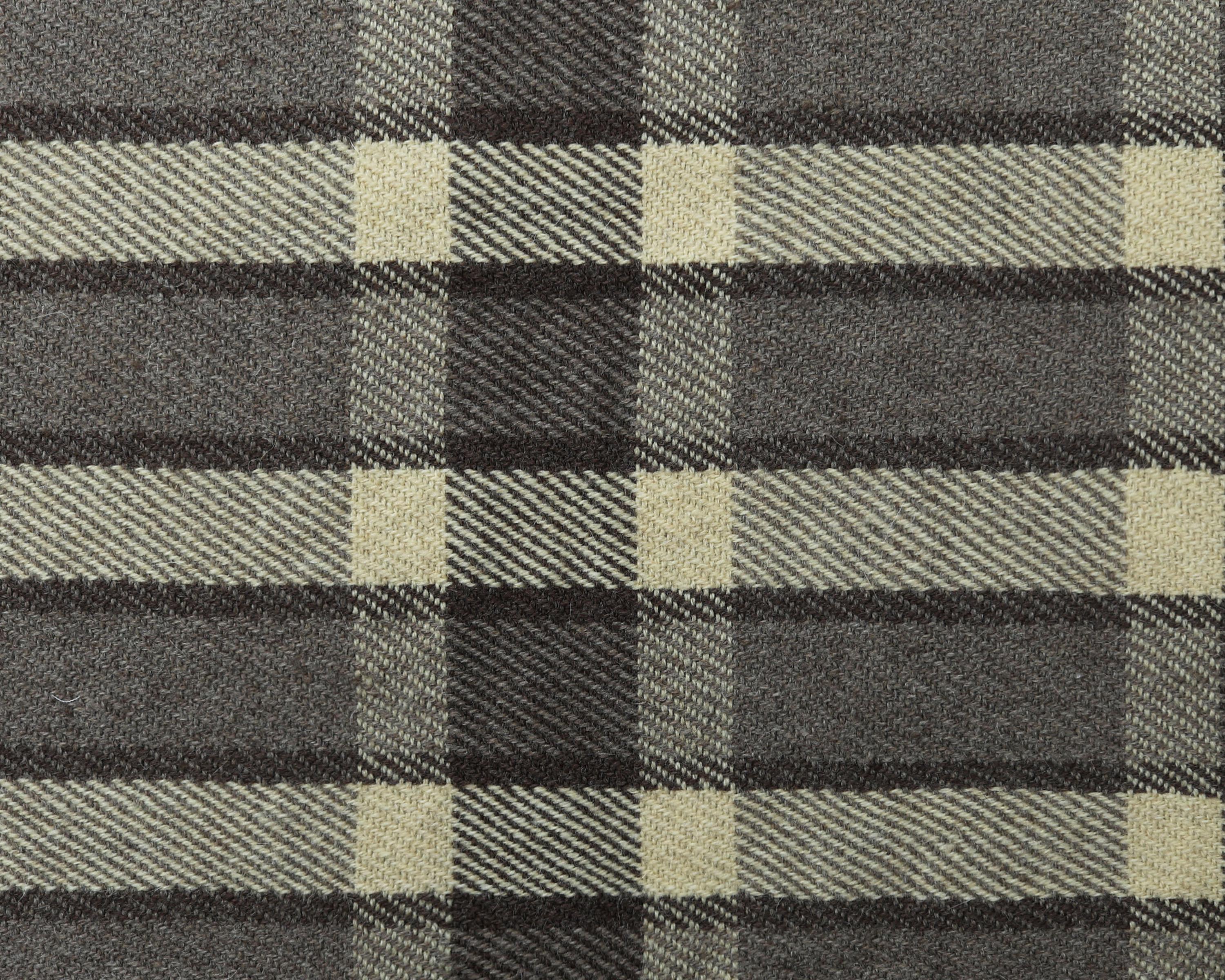 チェック柄ウールブランケット / 59インチ x 79インチ (150 x 200 cm