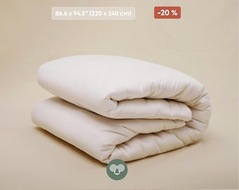Wollen dekbed 86,6 x 94,5'' (220 x 240 cm) / dekbedovertrek / SALE