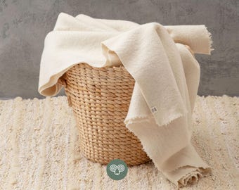 100% Virgin Wool Blanket / All-Natural Throw Blanket