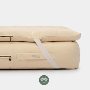 Wool Topper / Made to order from Organic and Oeko-Tex Fabrics & Wool / CUSTOM SIZE on request