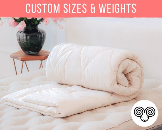 Wool Comforter Duvet Insert Summer Winter Or Extra Warm Etsy