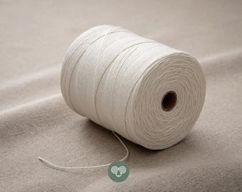 White Linen Thread – OEKO-TEX Natural Sewing Thread