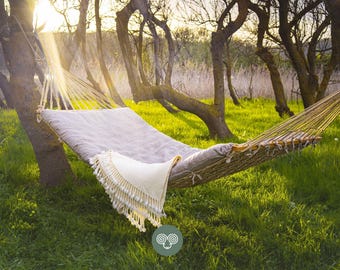 Hammock Cushion with Cover – Custom Wool Hammock Pad Made to Measure