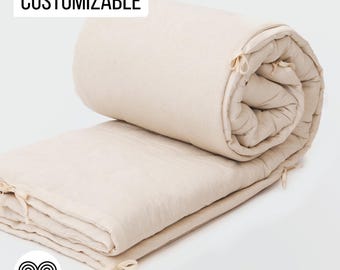 Two Paired Wool Duvet Inserts / Twin, Queen, King size / Natural, Non-toxic / Custom sizes on request / SALE