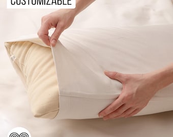 Pillowcase / All-natural, Non-toxic, Untreated Fabric / Any Size on Request