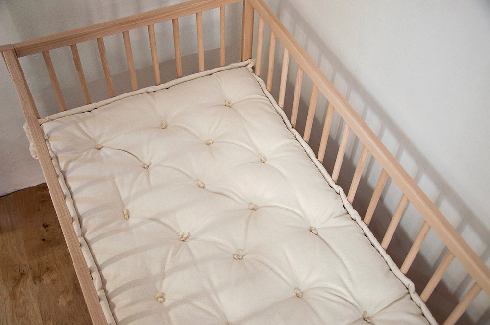 WoolFilled Crib Mattress / Nontoxic Chemicalfree / Etsy