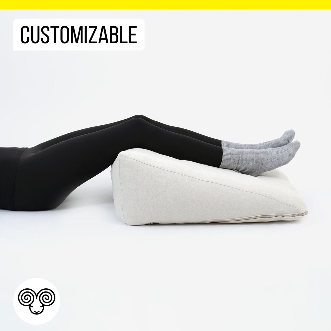 Wool Wedge Pillow Pillowcase / Made to Order From Organic and Oekotex