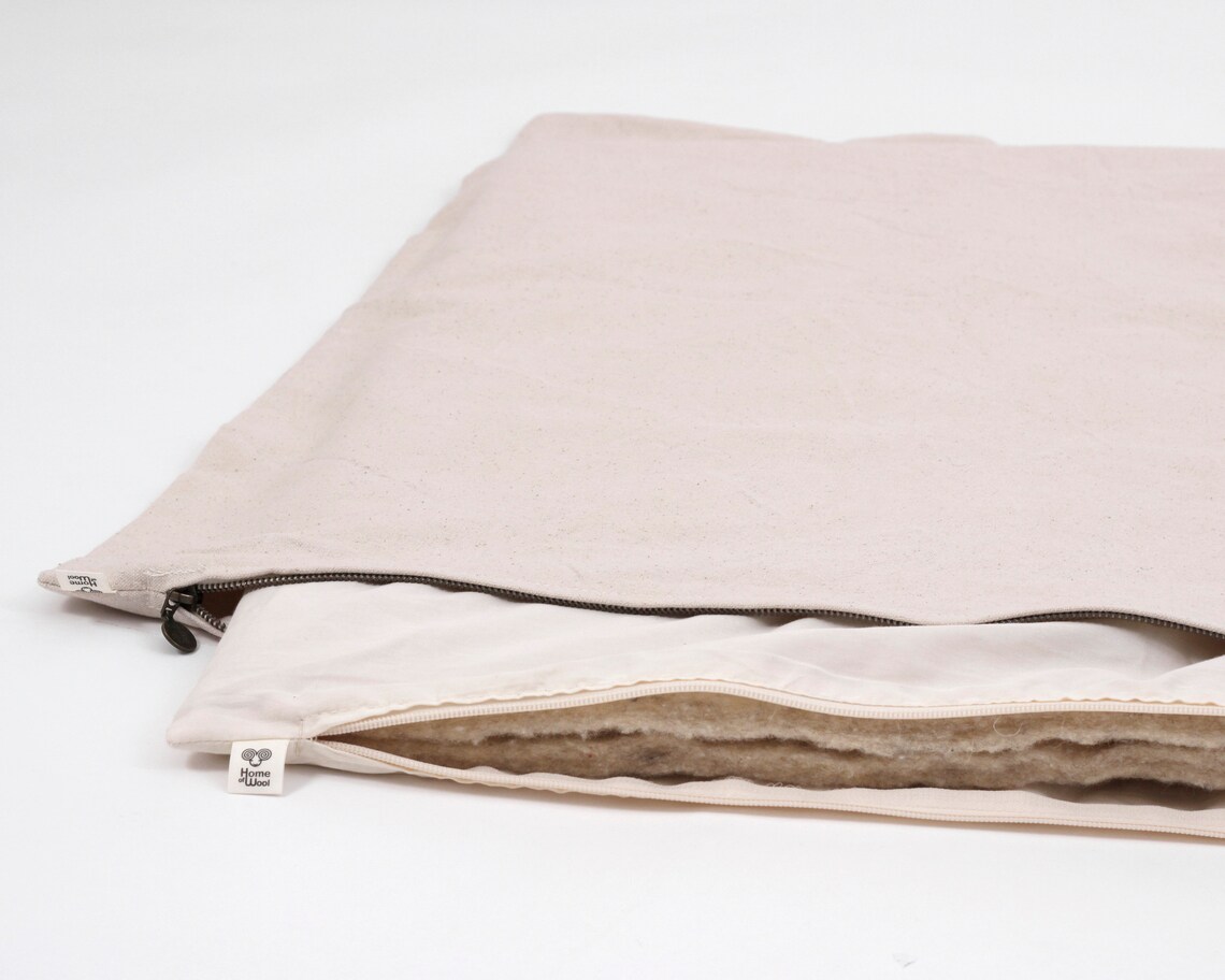 Wool Exercise Mat / Feldenkrais Pad / Washable Cover / Etsy