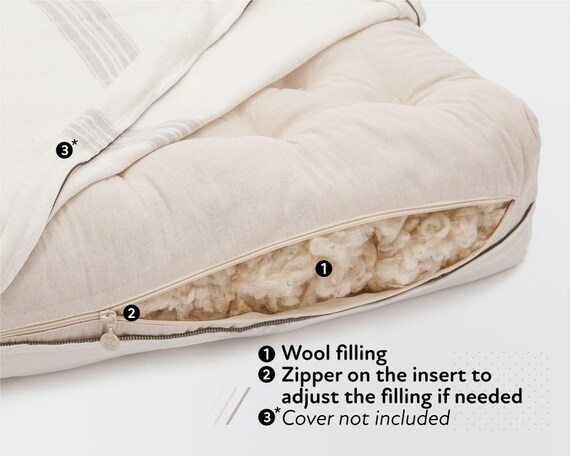 Wool Replacement Couch Cushion Insert