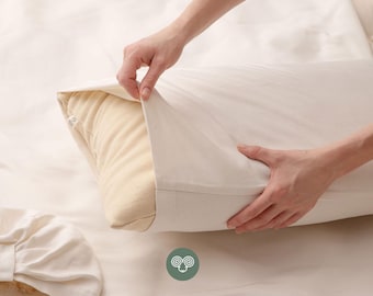 Custom Pillowcase – Natural Linen, Cotton or Wool Pillow Cover