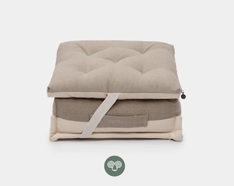 Wool Topper Sample / Made to order from Organic and Oeko-Tex Fabrics & Wool