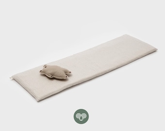 Wool Play Mat with Washable Cover / Made to order from Organic and Oeko-Tex Fabrics & Wool / CUSTOM SIZE on request