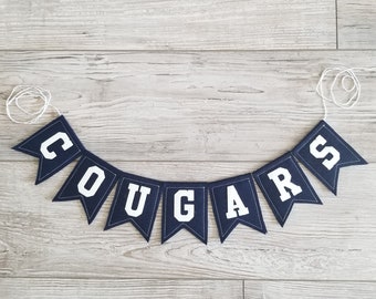 BYU Cougars Notched Letterman Bunting, Brigham Young University, BYU Cougars